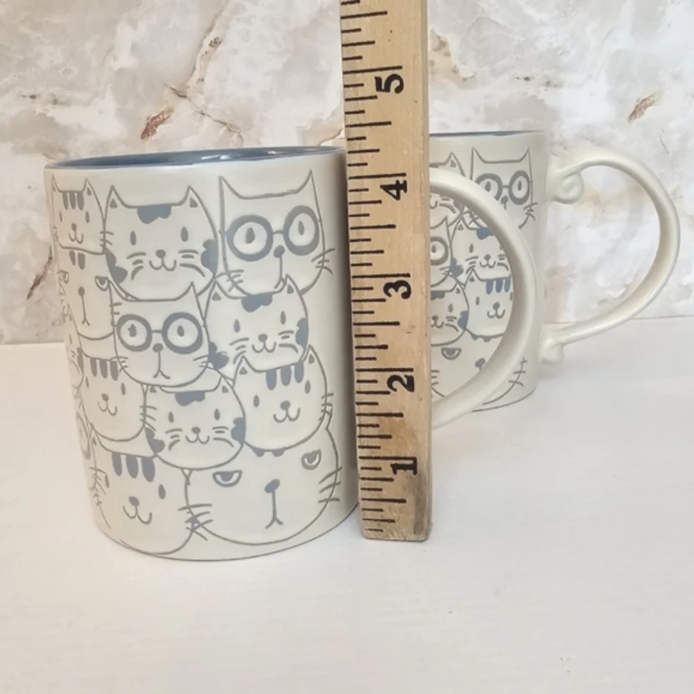 Spectrum Cat Face Repeat Mug Set - Picture 11 of 14